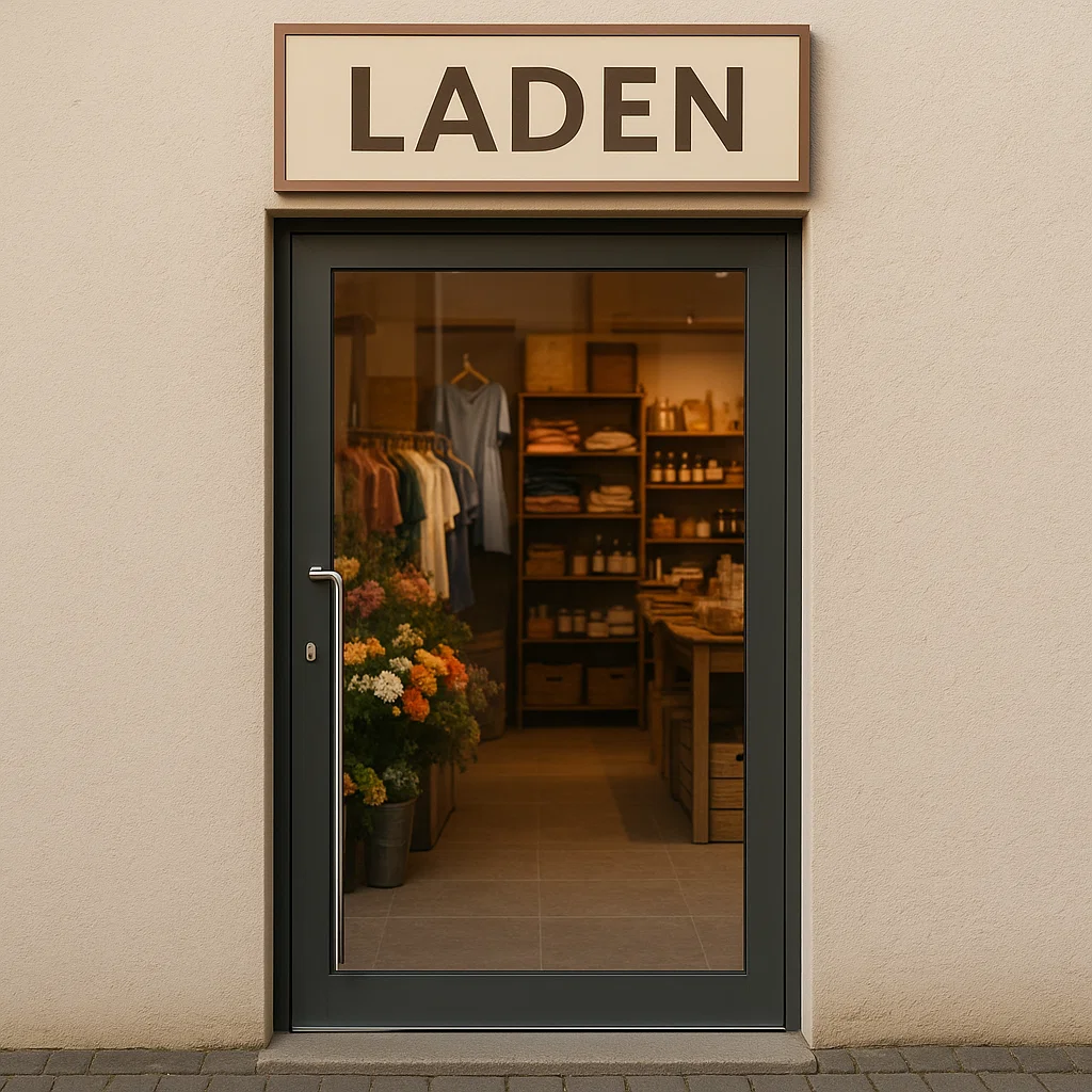 Tür mit Zugangsterminal